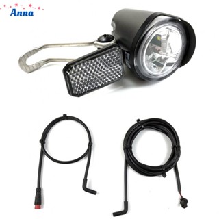 【Anna】Headlight Durable High-quality Front Light EBike Electric Bicycle Black