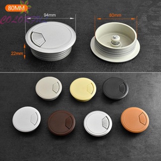 【COLORFUL】Round Threading Box Wire Hole Cover Cable Tidy Outlet For Offices Homes Hotels