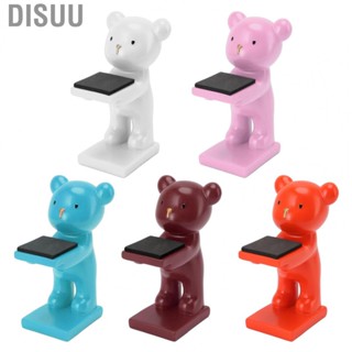 Disuu Bear Watch Stand  Multifunction Resin Material Display Fine Workmanship for Home