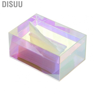 Disuu Napkin Box  Colorful Tissue Holder Acrylic Large  for Washroom