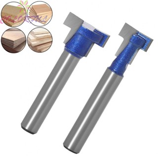 【COLORFUL】Router Bit Key Hole Bit Milling Cutter Power Tool Parts T Slotting T-Slot