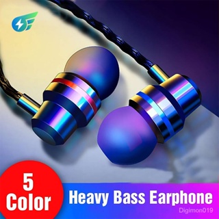 Dynamics Driver HiFi Bass earphone หูฟัง หูฟังสเตอริโอ หูฟังมีสายพร้อมไมโครโฟน รองรับทั้งAndroid และ iOS เสียงดี