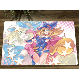 Yugioh Duel Playmat Dark Magician Girl TCG CCG แผ่นรองเมาส์ สําหรับเล่นเกมเทรดดิ้งการ์ด