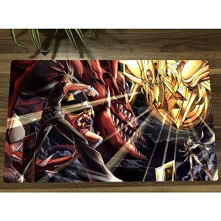 อะนิเมะ Yu-Gi-Oh! แผ่นรองเมาส์เล่นเกม The Winged Dragon CCG TCG