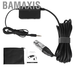 Bamaxis XLR to 3.5mm Adapter Small Size and Lightweight Stable Characteristics for Cameras