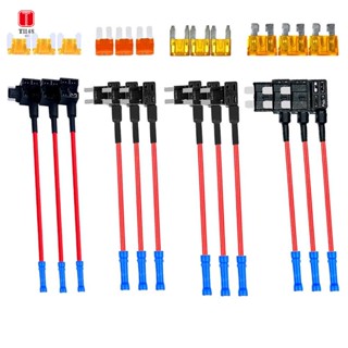 ชุดอะแดปเตอร์ฟิวส์วงจร 12V ATO ATC ขนาดเล็ก 12 ชิ้น