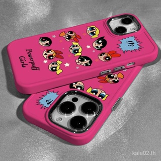 เคสโทรศัพท์มือถือ ซิลิโคน ลาย Powerpuff Girls สําหรับ iPhone 14promax 13pro 12 11 x xr