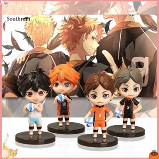 ฟิกเกอร์ รูปปั้นการ์ตูน Haikyuu Shoyo Haikyuu สําหรับนักเรียน จํานวน 4 ชิ้น ต่อชุด