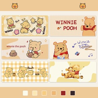 Kam แผ่นรองเมาส์ กันน้ํา ขนาดใหญ่ 800 มม. X 300 มม. พิมพ์ลายการ์ตูนดิสนีย์ Winnie HD สําหรับคอมพิวเตอร์ สํานักงาน