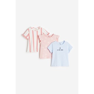 H&amp;M  Girl 3-pack cotton tops 0932232_1