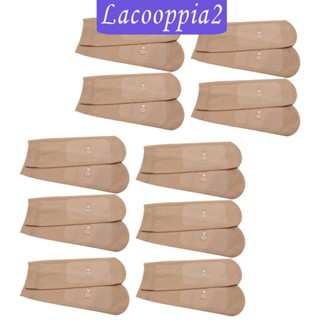 [Lacooppia2] ถุงน่องข้อสั้น ผ้าไนล่อน สําหรับผู้หญิง 10 คู่