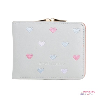 Love Pattern Short Lady Women Wallet Purse Lovely Casual Portable Handphone Coin Card Holder Clutch Handbag [N/10]