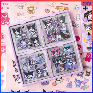 Sanrio Sticker Cartoon Journal Paper Sticker Creative Daily/notebook/ipad Sticker Pvc Goo Card Sticker Set Boxed Cinnamoroll/kuromi/hello Kitty (tata.th)