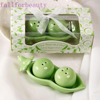 FALLFORBEAUTY ขวดโหลเซรามิค สําหรับใส่เครื่องเทศ พริกไทย เครื่องเทศ เหมาะกับงานแต่งงาน