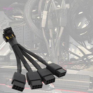 Best สายเคเบิลเชื่อมต่อ 8pin PCIe เป็น 16-pin 12VHPWR 90 องศา สําหรับ GPU RTX4090 4 ชิ้น