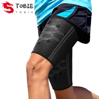 TOBIE ปลอกแขน แบบยืดหยุ่น สําหรับรัดกล้ามเนื้อต้นขา 1 คู่