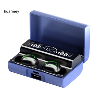 Huarmey XG01 หูฟังสเตอริโอไร้สาย HiFi หน้าจอดิจิทัล LED บลูทูธ 5.1 ขนาดเล็ก สําหรับวิ่ง