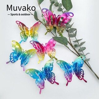 MUVAKO สติกเกอร์ PVC มีกาวในตัว ตาโต สําหรับติดตกแต่งผนังบ้าน 2 ถุง 24 ชิ้น