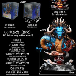 ฟิกเกอร์อนิเมะ One Piece G5 Beastized Kaido Kaidolong แบบเรืองแสง บรรจุกล่อง