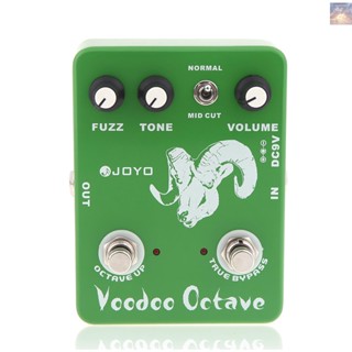 พร้อมส่ง JOYO JF-12 Voodoo Octave Fuzz Effect แป้นเหยียบเอฟเฟคกีตาร์