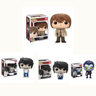 โมเดลฟิกเกอร์ Funko POP Death Note L 218 219 Pyuk 217 Light 216 ของเล่นสําหรับเด็ก