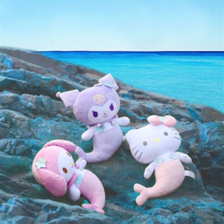 Yyds หมอนตุ๊กตานุ่ม รูปการ์ตูน Sanrio Mermaid Melody Kuromi Hello Kitty ของขวัญ สําหรับตกแต่งบ้าน