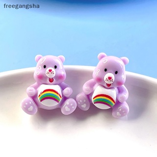 [FREG] กิ๊บติดผมเรซิ่น รูปการ์ตูนหมีน่ารัก สําหรับตกแต่งสมุดภาพ งานแต่งงาน Diy 10 ชิ้น