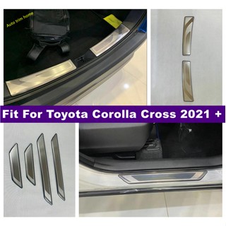 แผ่นกันชนหลังประตูรถยนต์ สําหรับ Toyota Corolla Cross 2021-2023