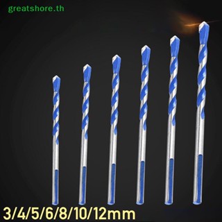 Greatshore ดอกสว่านเกลียว 3 มม. เป็น 12 มม. สีฟ้า คุณภาพสูง 1 ชิ้น