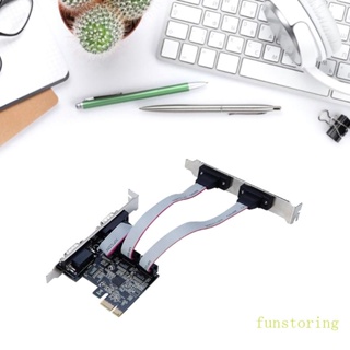 Fun การ์ดพอร์ตอนุกรม PCIe AX99100 สําหรับคอมพิวเตอร์