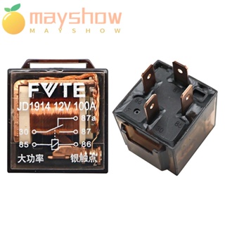 Mayshow รีเลย์ยานยนต์ SPDT 12V 24V DC 100A JD1914 JD1912 2 ชิ้น