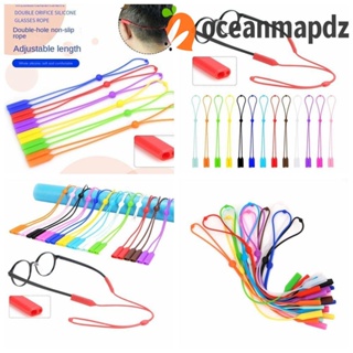 Oceanmapdz สายคล้องแว่นตา ซิลิโคน อินเทรนด์ ปรับได้ ป้องกันการสูญหาย สายรัดแว่นกันแดด สําหรับเด็ก ผู้สูงอายุ ที่ใส่สายแว่นตา