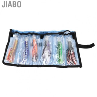 Jiabo 6pcs 25cm Saltwater Trolling Lure Casting and Swimbait Lures with Hooks