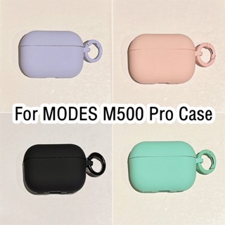 【Yoshida】เคสหูฟัง แบบนิ่ม สีพื้น สําหรับ MODES M500 Pro MODES M500 Pro