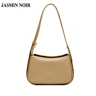 Jasmin NOIR ล็อค หนัง PU กระเป๋าสะพายไหล่ กระเป๋าถือ ทรงสี่เหลี่ยม ขนาดเล็ก สําหรับผู้หญิง