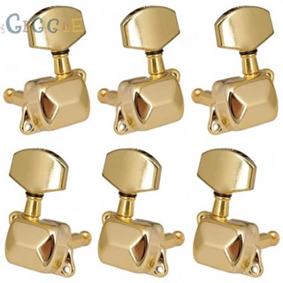 ⭐READY STOCK ⭐Guitar Tuning Pegs 6PCS Button For Electric Acoustic Golden Guitar Metal