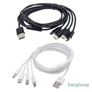 Bang สายเคเบิลแยก USB C ความเร็วสูง พร้อมตัวเชื่อมต่อตัวผู้ Type-C 4 สายไนล่อนถัก ทนทาน เชื่อถือได้