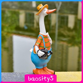 [Baosity5] รูปปั้นเรซิ่น รูปเป็ด สําหรับตกแต่งสวน สนามหญ้า