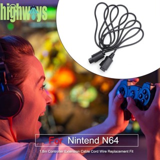 สายเคเบิลต่อขยายควบคุม ยาว 1.8 ม. แบบเปลี่ยน สําหรับ Nintend N64 [highways.th]