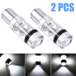 หลอดไฟถอยหลัง LED 100W 1156 Ba15s 382 P21w 1000LM CREE XBD สีขาว 2 ชิ้น  ☆Spdivines