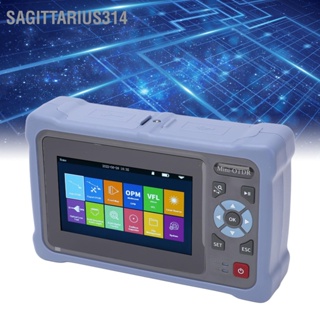 Sagittarius314 เครื่องทดสอบเครือข่ายออปติคัล OTDR Optical Time Domain Reflectometer 4.3in หน้าจอสัมผัส