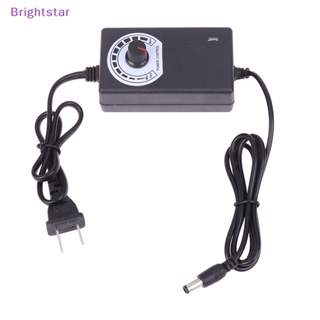 Brightstar อะแดปเตอร์พาวเวอร์ซัพพลาย ปลั๊ก US AC 100-240V เป็น DC 3-12V 2A 24W ปรับได้