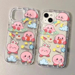 Yiki|เคสโทรศัพท์มือถือแบบนิ่ม กันกระแทก ลายการ์ตูน Kirby Fun สําหรับ Samsung S23 Ultra S23 S22 Plus S21 Ultra S20 S21 FE S10