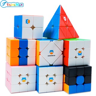 ลูกบาศก์ปริศนา Gan Monster Go Magic Cube สีสันสดใส ของเล่นสําหรับเด็ก ของขวัญวันเกิด