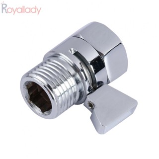 #ROYALLADY#Valve ท่อประปาทองเหลือง สีเงิน 1 ชิ้น