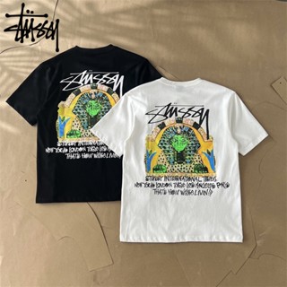 เสื้อยืดลําลอง คอกลม ทรงหลวม ลาย Stussy Original สําหรับผู้ชาย และผู้หญิง