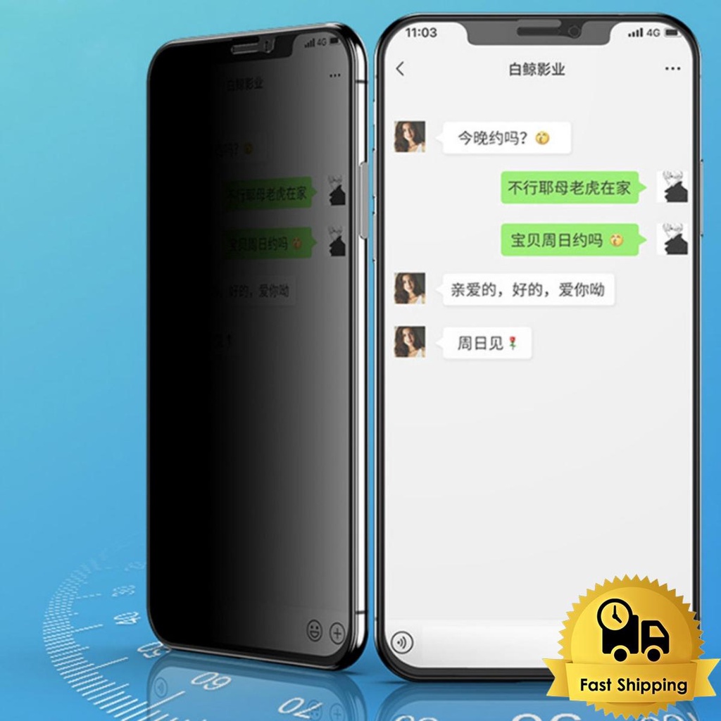 ฟิล์มความเป็นส่วนตัว For OPPO A60 Reno11F 5G A15 A57 A16 A79 A18 A31 A17 A74 A38 A54 6z 8z 8t 5 F11 Pro ฟิล์มกระจกนิรภัย ราคา ถูกที่สุด ดีลบีเคเค แกลเลอรีภาพที่ 4