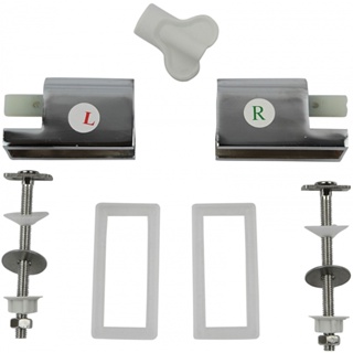 Hinges Set Replacement Square Shell Hinge Zinc Alloy 1pc Bathroom Gadgets