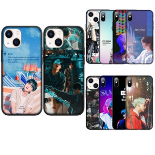 Xx56 เคสโทรศัพท์มือถือ ซิลิโคนนุ่ม ลาย SUGA สําหรับ iPhone 13 Pro Mini XS Max