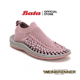 ฺBata บาจา Weinbrenner รองเท้าลำลองรัดส้น แนวสปอร์ต ดีไซน์เก๋ สวมใส่ง่าย น้ำนักเบา สำหรับผู้หญิง รุ่น SOFIA สีชมพูดัสตี้ รหัส 5405007